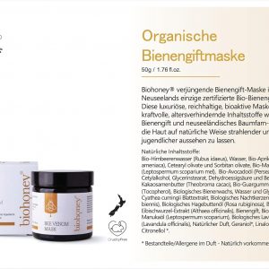 Bienengiftmaske Details