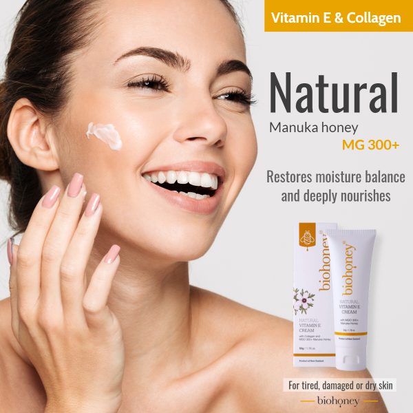 Biohoney Manuka natürliche Vitamin E Creme – Bild 5